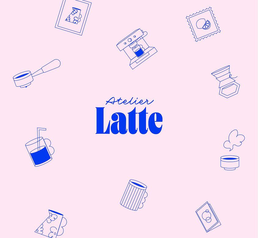 Illustrations développées pour le branding d'Atelier Latte